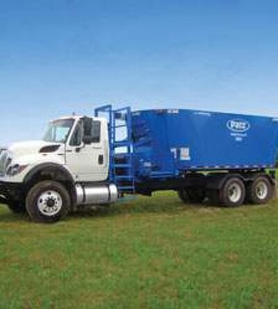 Patz 2400 Series II Truck Mount TMR Vertical Mixer Series