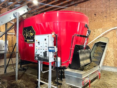 Rovibec Twin Vertical Auger Stationary Mixer