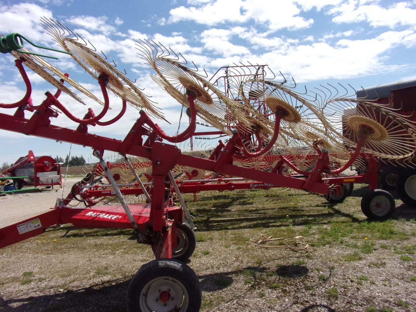 Farm King 10 Wheel BatRake