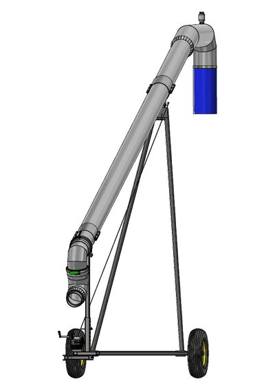 Husky Pump Mounted Fill Pipe Cart 8