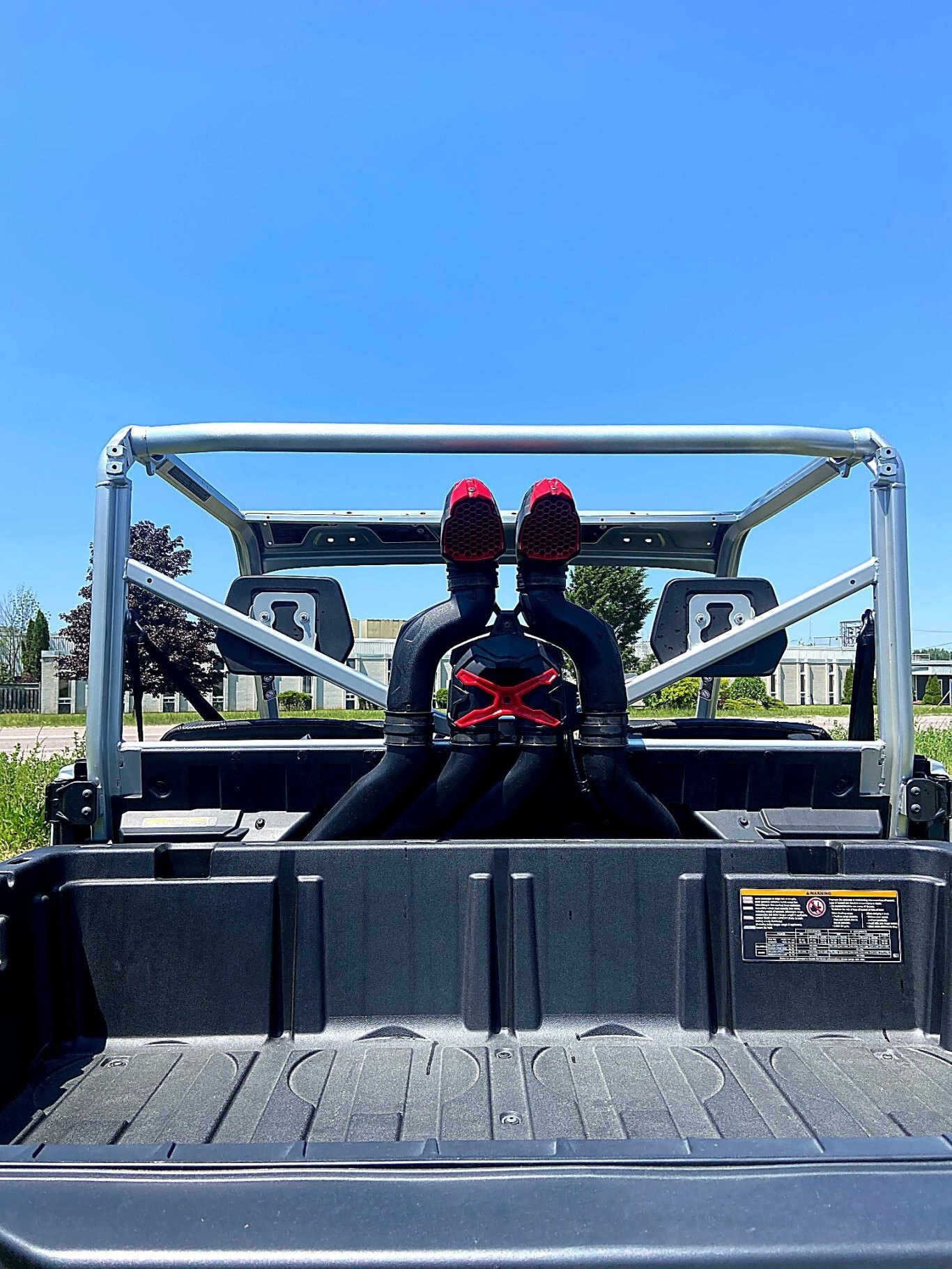 2025 Can Am Defender X MR w/ Half Doors Silver/Red