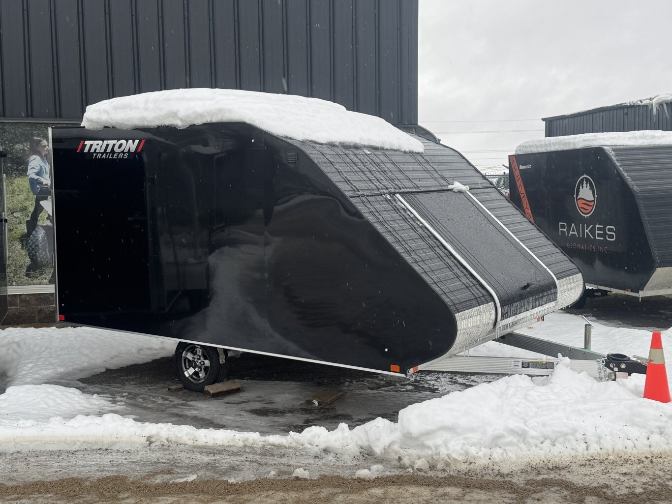 2025 Triton TC128 Double Aluminum Enclosed Trailer