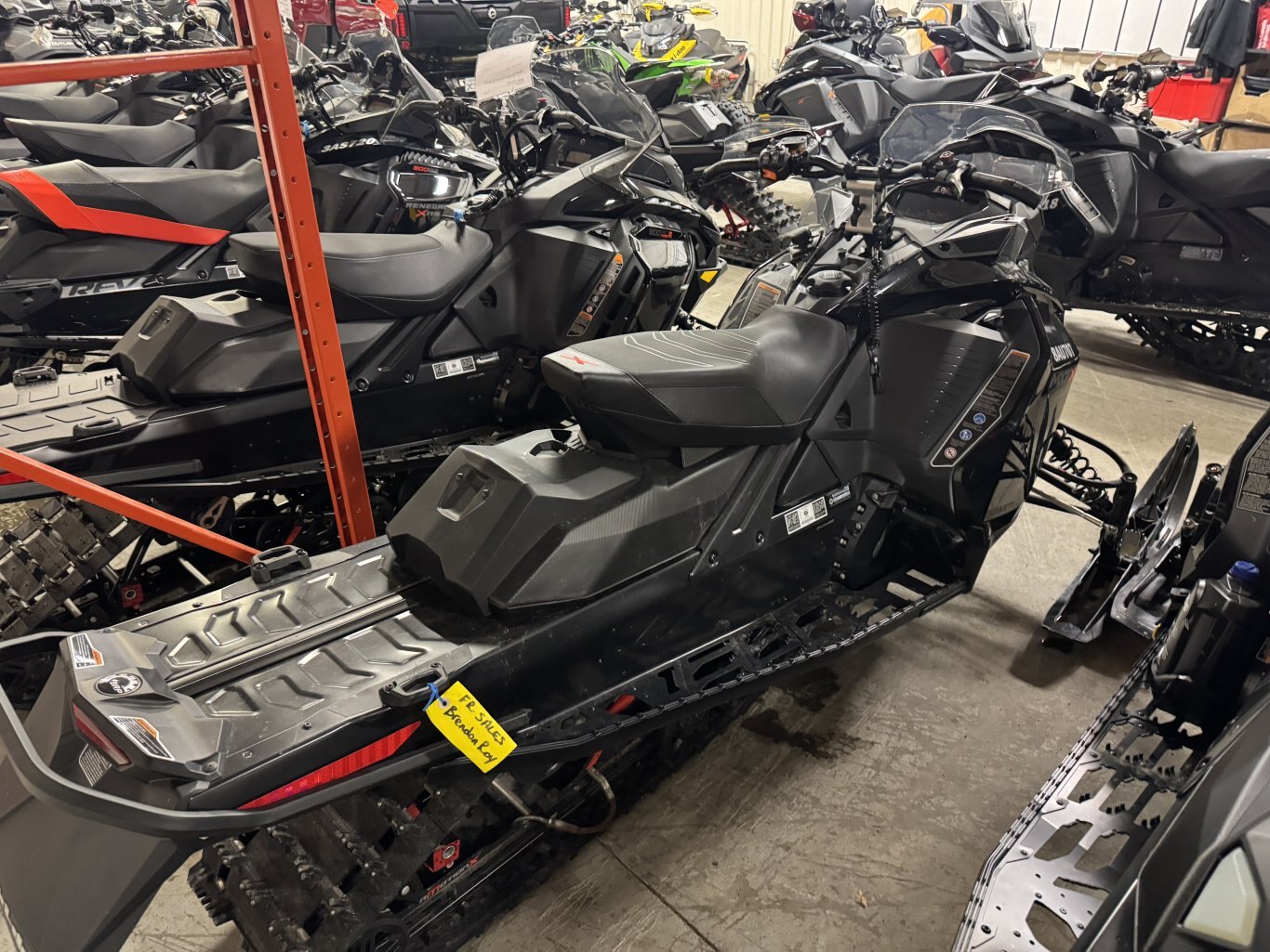 2022 Ski Doo MXZ X 850 with 1.5 Ice Ripper