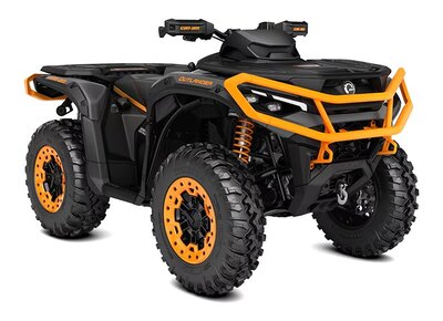2026 Can-Am Outlander XT-P 1000R - Mineral Grey / Orange Crush