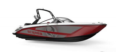 2026 SCARAB 235 LX WAKE - Red, Orange, Grey