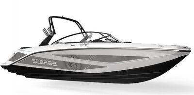 2026 SCARAB 255 LX WAKE  - Red, Orange, Grey