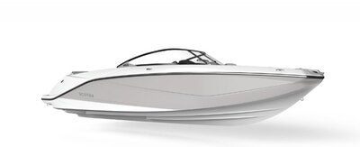 2026 SCARAB 255 SE - Crimson Red, Denim Blue, Pearl Grey