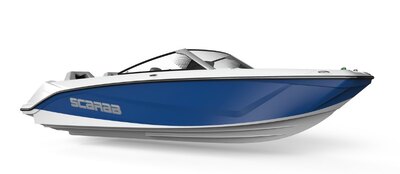 2026 SCARAB 235 SE - Crimson Red, Denim Blue, Pearl Grey