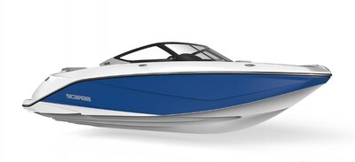 2026 SCARAB 195 SE - Crimson Red ,  Denim Blue & Pearl Grey