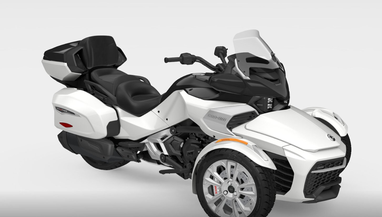 2026 Can Am SPYDER F3 LIMITED PEARL WHITE