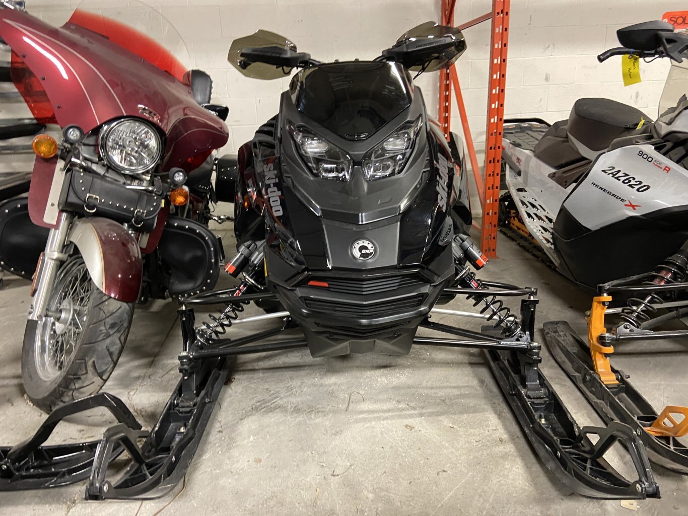2025 Ski Doo MXZ X RS 850 E TEC Turbo R â Competition Package â Black