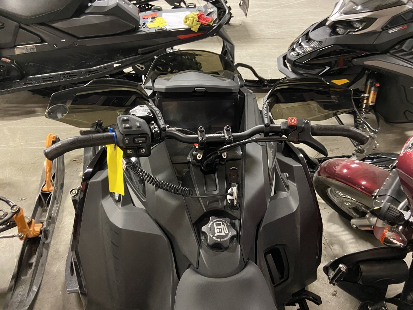 2025 Ski Doo MXZ X RS 850 E TEC Turbo R â Competition Package â Black