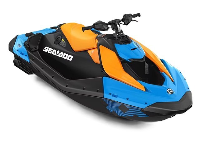 2027 Sea Doo Spark X Trixx 1up 110 Gulfstream Blue / Orange Crush