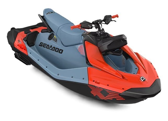 2027 Sea Doo Spark X Trixx 3up w/ Audio 110 Blue Mist / Coral Blast