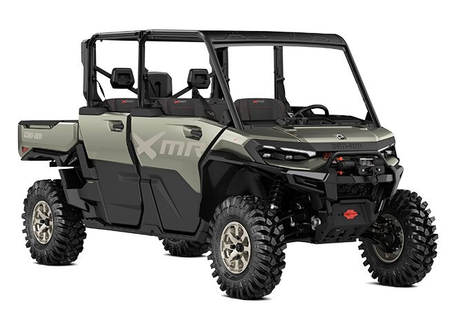 2027 Can Am DEFENDER MAX X MR WITH HALF DOORS HD11 Loft Green Satin