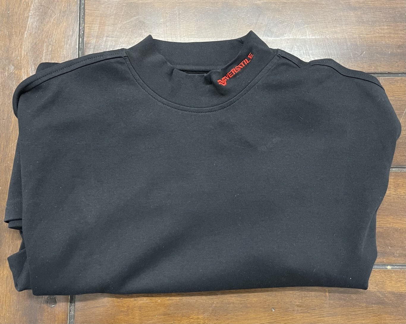 Versatile Black Long Sleeve Turtle Neck