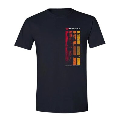 Versatile Geo Black T-Shirt