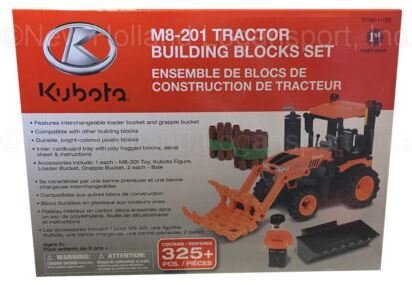 Kubota M8 201 Tractor Building Block Set