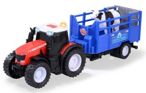 Massey Ferguson Tractor and Animal Trailer