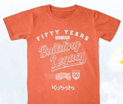 Kubota Building Legacy T-shirt