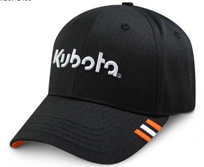 KUBOTA BLACK/ORANGE SNAP CAP