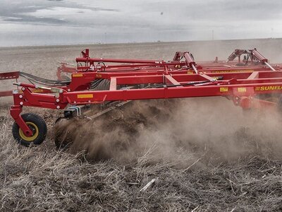 Sunflower 1436 THREE-SECTION FLEXIBLE DISC HARROWS