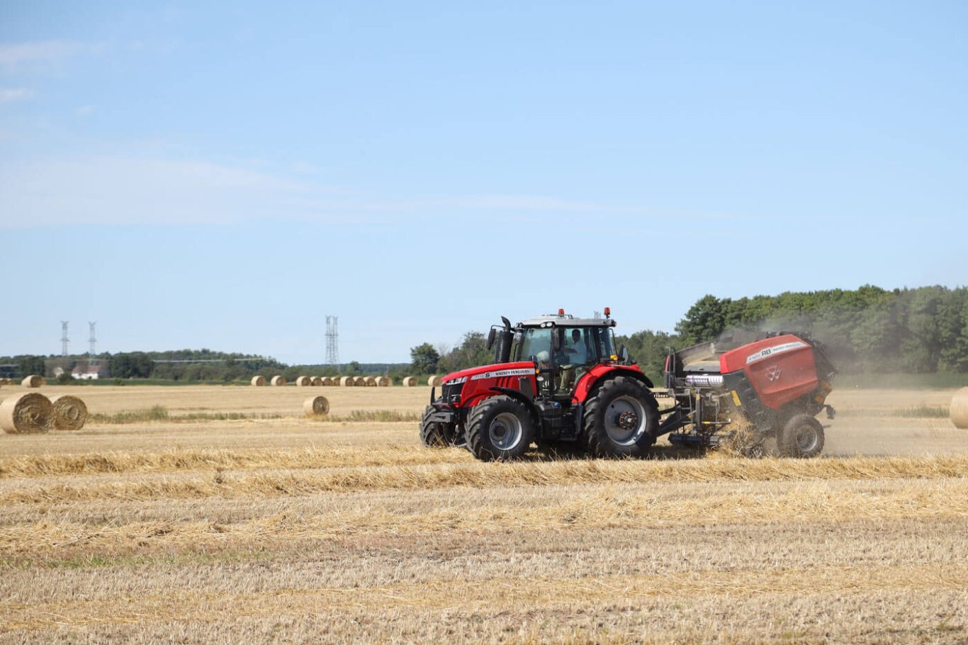 Massey Ferguson MF RB 4160V PROTEC Combo Wrapper Baler