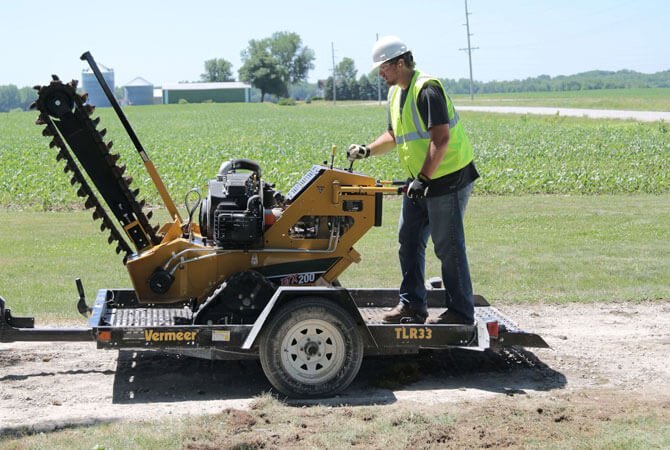 Vermeer TLR33 Trailer