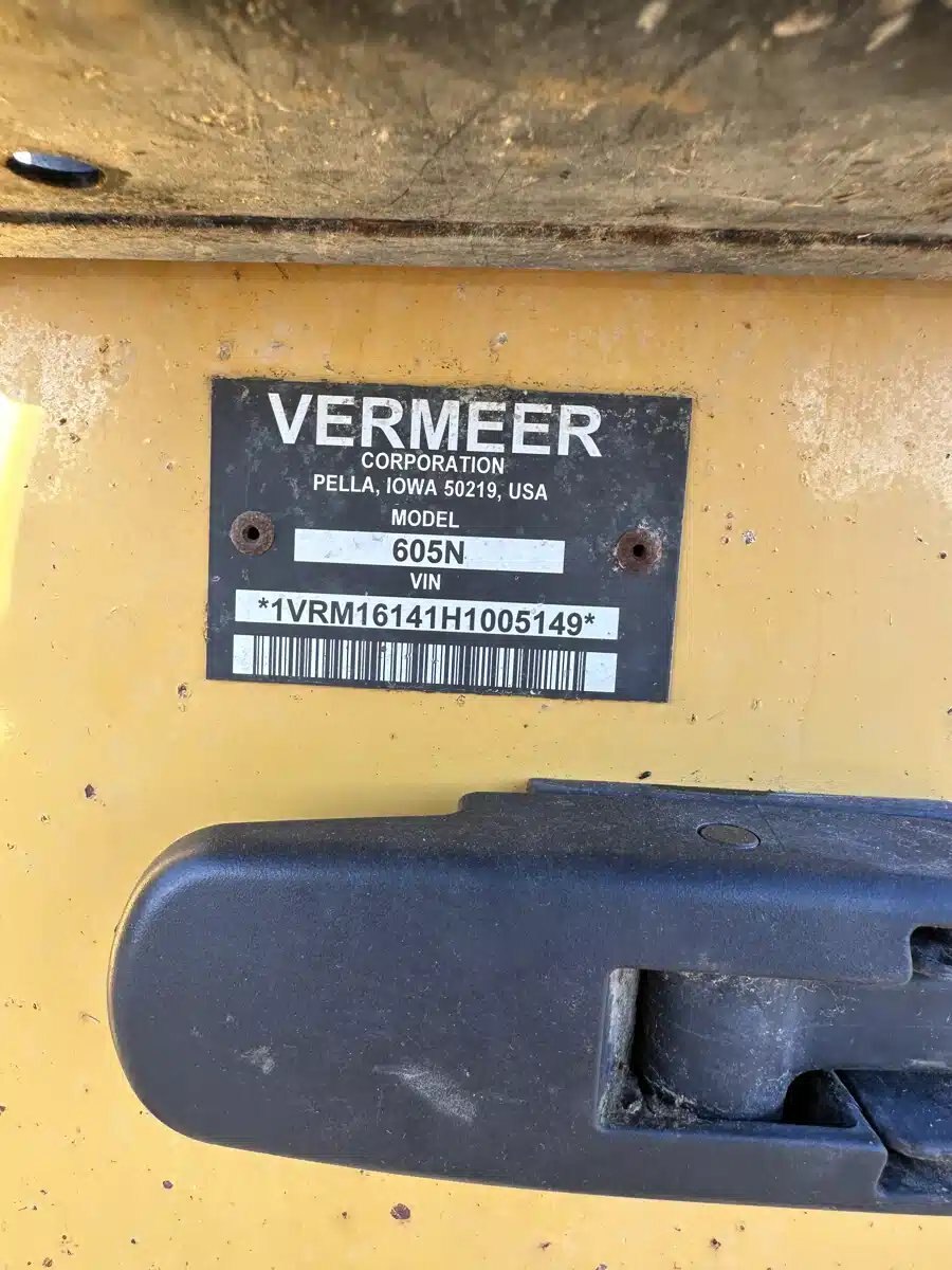 Vermeer 605N Select