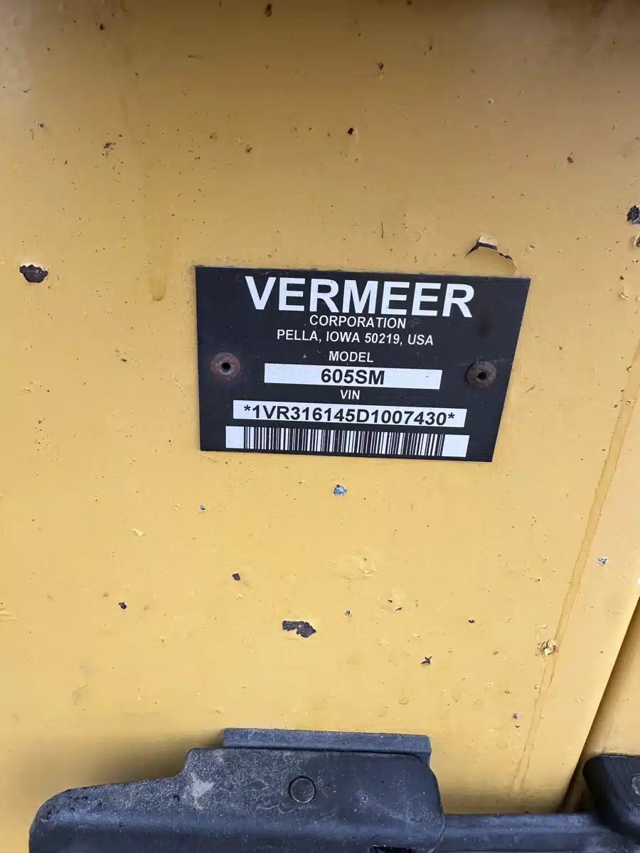 2013 Vermeer 605SM