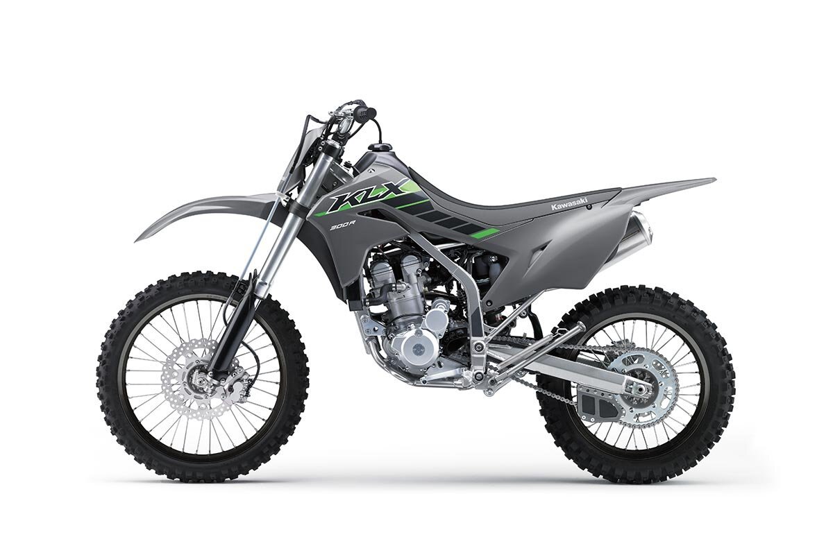 2025 Kawasaki KLX300R Battle Gray