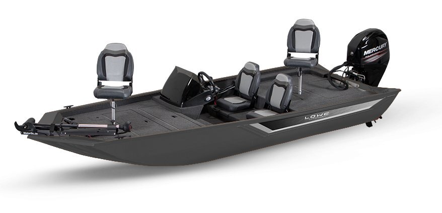 2026 Lowe Boats Skorpion 17 Unpainted Hull Gray Carpeted Interior