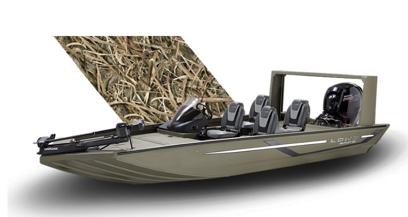 2026 Lowe Boats Outlet 20 Camouflage Mossy Oak® Shadow Grass Blades
