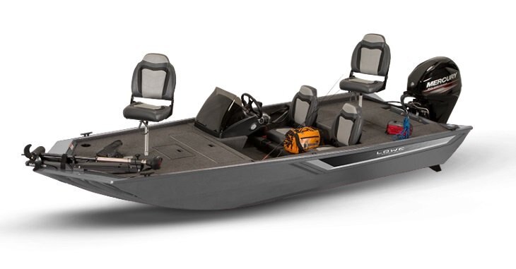 2026 Lowe Boats Skorpion 16 Silver Exterior Gray Carpeted Interior