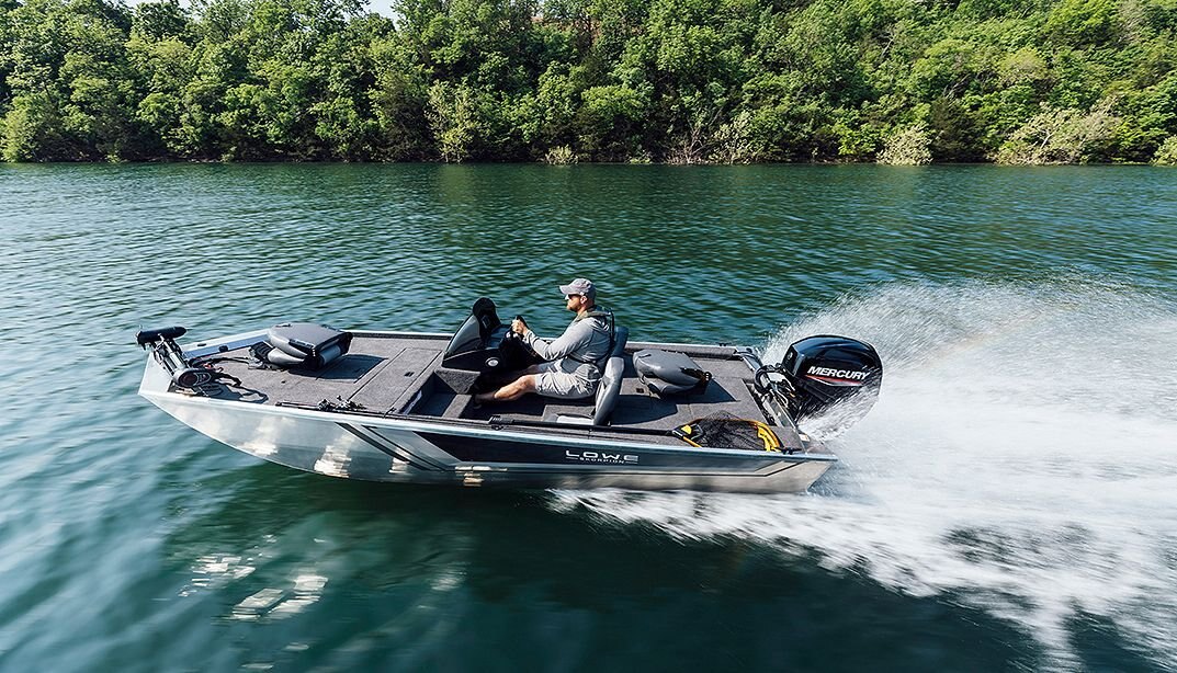 2026 Lowe Boats Skorpion 16 Silver Exterior Gray Carpeted Interior