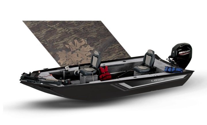 2026 Lowe Boats Skorpion SS Mossy Oak® Break Up Exterior with Poly Roughliner Interior Coating