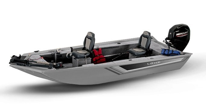 2026 Lowe Boats Skorpion SS Silver Exterior Gray Poly Roughliner Interior Coating