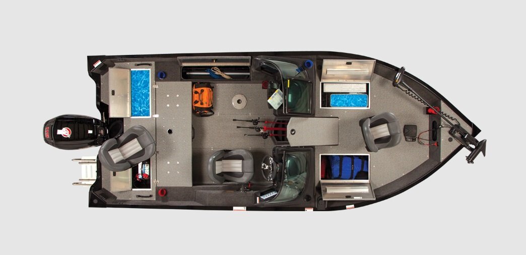 2026 Lowe Boats FM 1775 WT 2 Tone Black Base & Bright White Accent