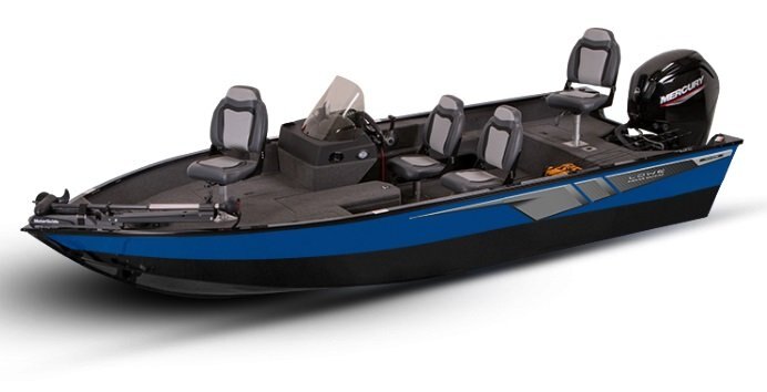 2026 Lowe Boats FM 1775 SC 2 Tone Black Base & Blue Accent