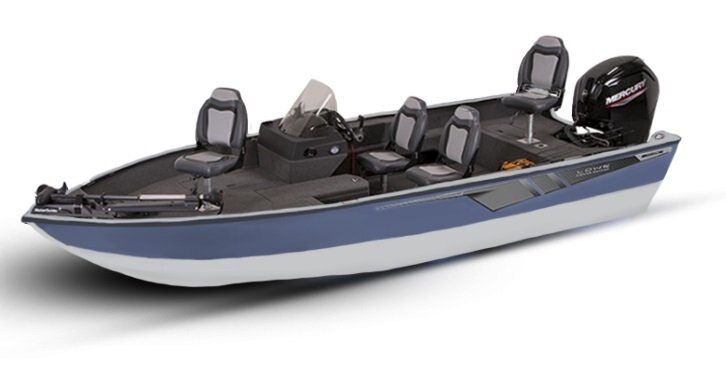 2026 Lowe Boats FM 1775 SC 2 Tone White Base & Blue London Accent