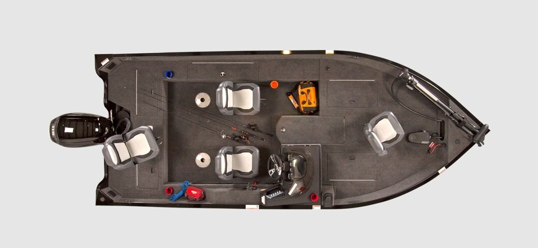 2026 Lowe Boats FM 1775 SC 2 Tone White Base & Blue London Accent