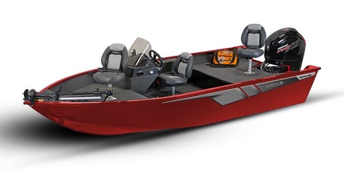 2026 Lowe Boats FM 1675 SC Candy Apple Red