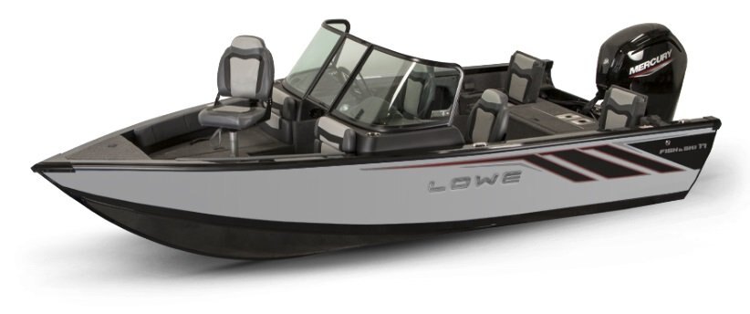 2026 Lowe Boats FS 1700 2 Tone Black Base & Bright White Accent