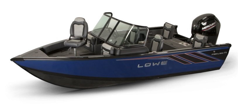 2026 Lowe Boats FS 1700 2 Tone Black Base & Blue Accent