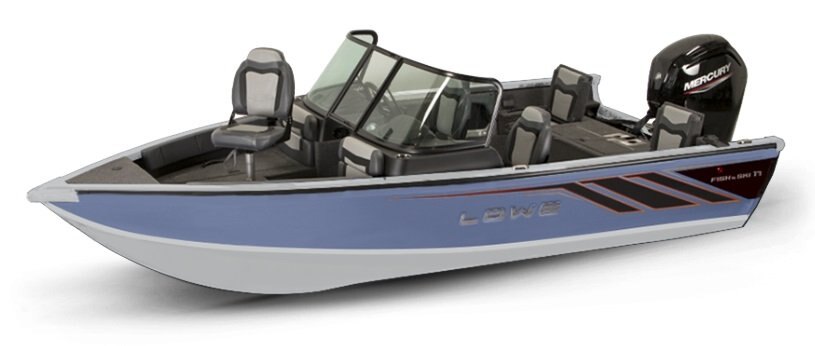 2026 Lowe Boats FS 1700 2 Tone White Base & Blue London Accent