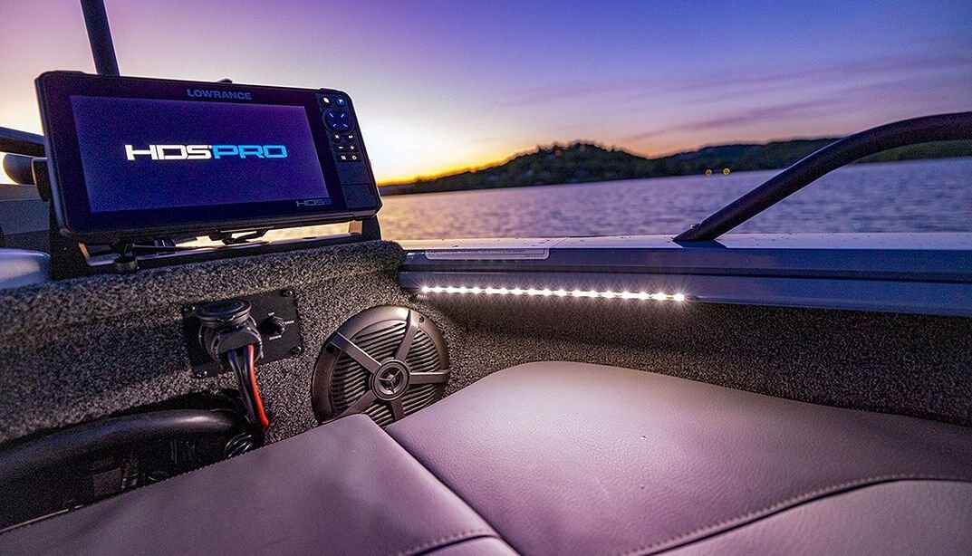 2026 Lowe Boats FS1875 Two Tone Black Base w/ Metallic Blue Accent