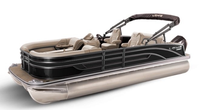 2026 Lowe Boats SS 230 DL Black Metallic Exterior Tan Upholstery with Mono Chrome Accents