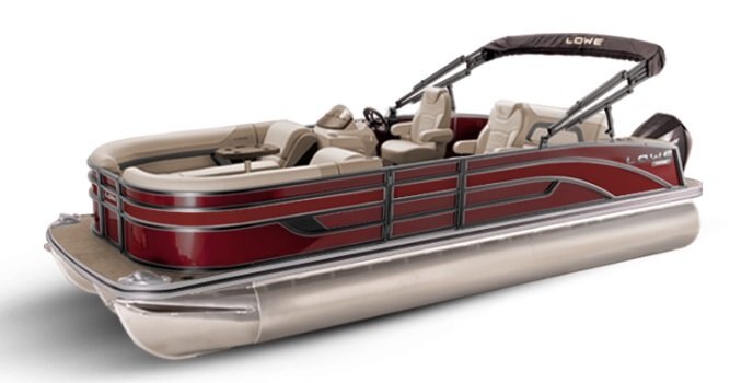 2026 Lowe Boats SS 230 DL Wineberry Metallic Exterior Tan Upholstery with Mono Chrome Accents