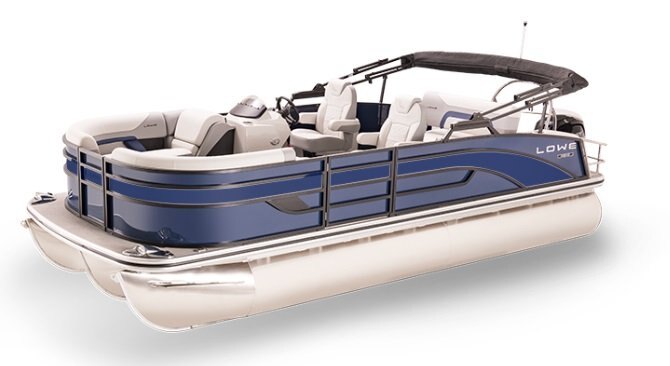 2026 Lowe Boats SS 210 DL Custom Graphic Deep Sea Blue
