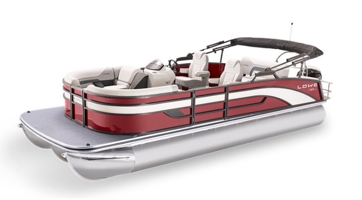 2026 Lowe Boats SS 230 DV Wineberry Metallic Fence w/ White Graphic